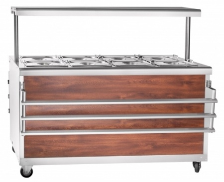 Мармит вторых блюд ABAT ЭМК-70ПМ-01 (кашированный под дерево) фото