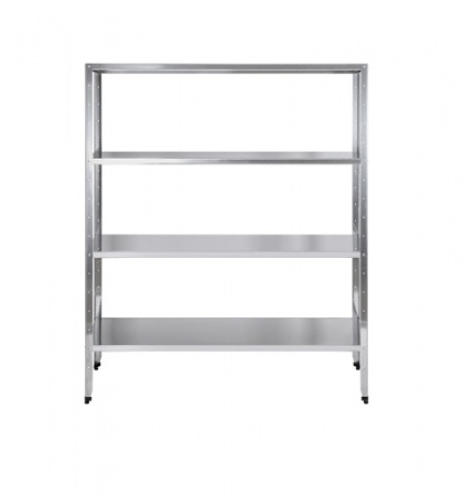 Стеллаж кухонный LUXSTAHL СР-1800*1000*300/4 нерж. фото