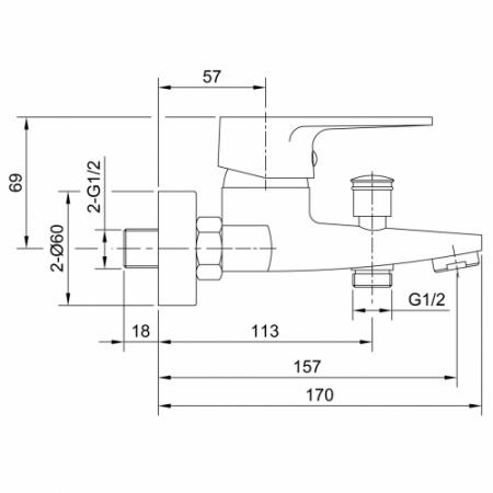 Смеситель ELEANTI Sapphire 0402.932 фото