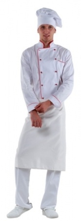 Фартук шеф-повара белый [00300] фото