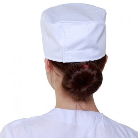 ШАПОЧКА ПОВАРА ''Таблетка'' белая [00400] фото