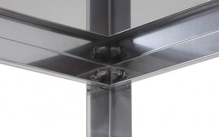 Стеллаж кухонный LUXSTAHL СР-1800*1100*600/4 нерж. фото