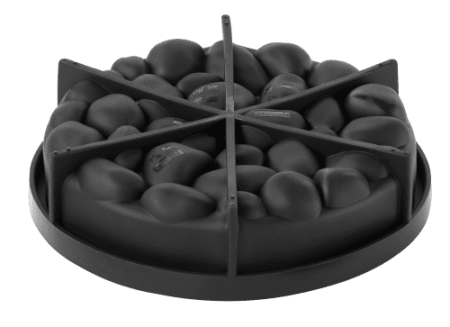 Форма для мороженого/суфле PAVONI 3D "Скалистый" d180мм h50мм (объем 1,05л), силикон фото