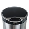 Ведро для мусора FOODATLAS JAH-9314 25л, сенсорное, круглое, внутр ведро, стальной фото