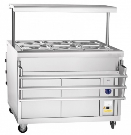 Мармит вторых блюд ABAT ЭМК-70ПМ (кашированный под дерево) фото