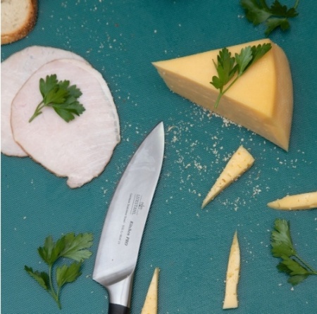 Доска разделочная мки1714/3, полипропилен, 400х300х12мм, зеленый фото