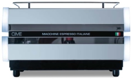 Кофемашина рожковая CIME Neo CO-03 A 2 высокие группы, серый/метал фото