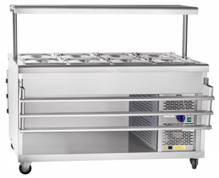 Прилавок холодильный ABAT ПВВ(Н)-70ПМ-01-НШ фото