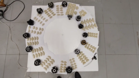 Матрица FOODATLAS JGL-135, 3 ячейки, манты фото