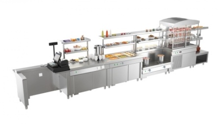 Прилавок для горячих напитков ATESY Ривьера ПГН-1120-02-О фото