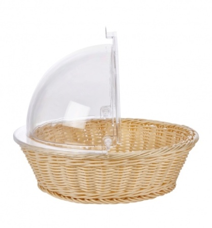 Крышка полусфера LUXSTAHL 370 мм прозрачная [CV06] кт258 фото