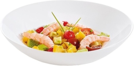 Тарелка глубокая ARCOROC Эволюшн N9411 опал, 780мл, D=20см, белый фото