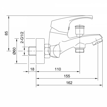 Смеситель ELEANTI Amethyst 0402.936 фото