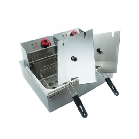 Фритюрница FOODATLAS Eco DF-82 (6л+6л) фото