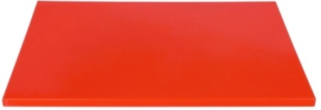 Доска разделочная мки1714/1, полипропилен, 400х300х12мм, красный фото