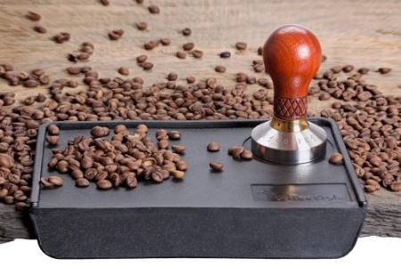 Темпер для кофе COFFEE Style elit plus 58 мм, красное дерево фото