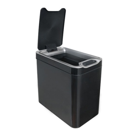 Ведро для мусора FOODATLAS JAH-6611 12л, сенсорное, прямоугольное, черный фото