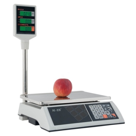 Весы торговые M-ER 327 ACP-32.5 "Ceed" LCD Белые фото