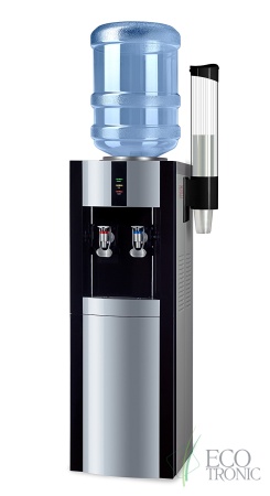 Кулер для воды Экочип V21-LF black-silver с холодильником фото