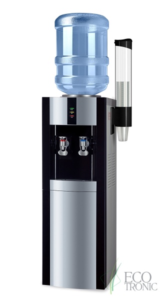 Кулер для воды Экочип V21-LF black-silver с холодильником