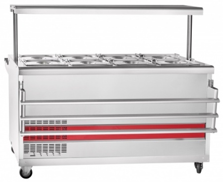 Прилавок холодильный ABAT ПВВ(Н)-70ПМ-01-НШ фото