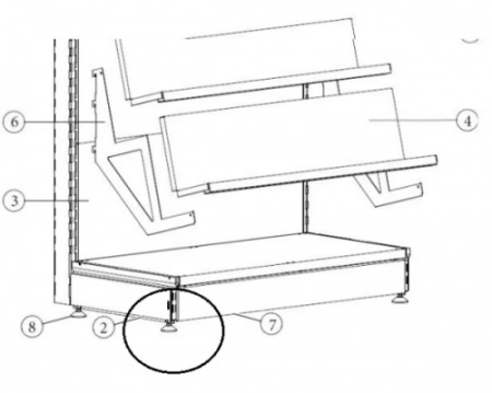 Опора регулируемая МХМ фото