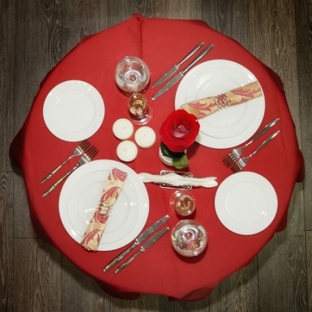 Салфетка LUXSTAHL 45х45 см «Ричард» бордо фото