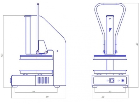 Пресс для пиццы GRILL MASTER Ф2ПЦЭ 22250 фото