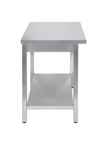 Стол универсальный LUXSTAHL СПУ-8/6 со сплошной полкой нерж. фото