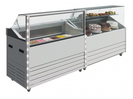 Витрина холодильная CARBOMA IC72 SL 1,3-1 9003 фото