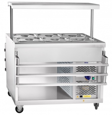 Прилавок холодильный ABAT ПВВ(Н)-70ПМ-НШ фото