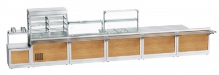 Прилавок для горячих напитков ABAT HOT-LINE ПГН-70Х-04 фото