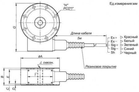 Тензодатчик CAS LS-5 фото