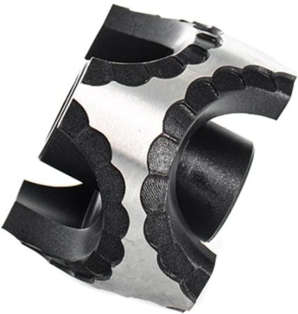 Матрица FOODATLAS JGL-120, 6 ячеек, полумесяц волна, d84, 56 шт фото