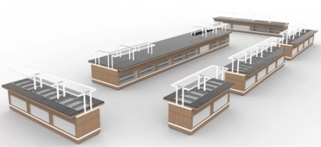 Прилавок холодильный REFETTORIO Filin RBN23CSI-КК ШС фото