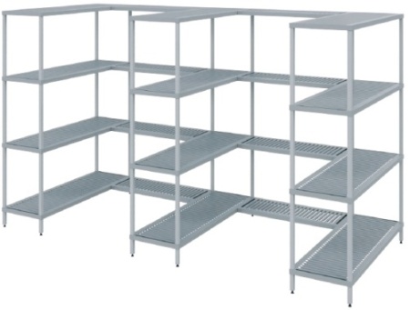 Стеллаж модульный POLAIR LOAD.Me.POLY. 18AL.5PP50.12B фото