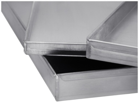 Противень LUXSTAHL мки174 алюминий L=600, B=400, H=30 мм 1,5мм фото